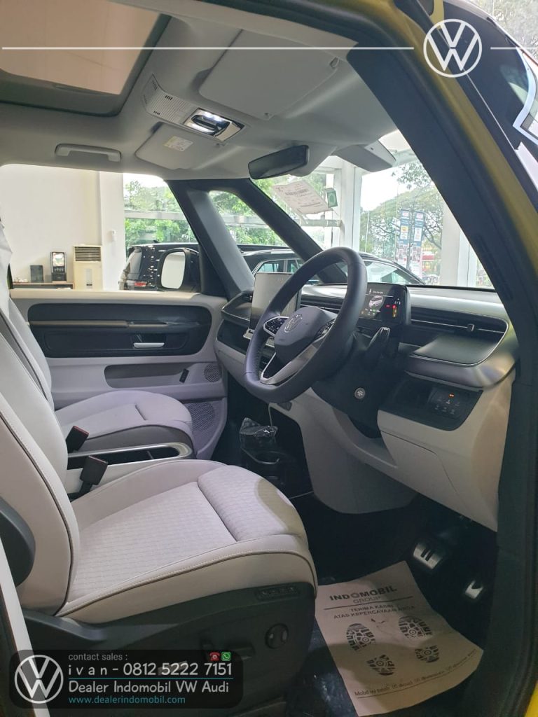 Interior VW ID BUZZ EV 2025-6 Indonesia White-Yellow 7