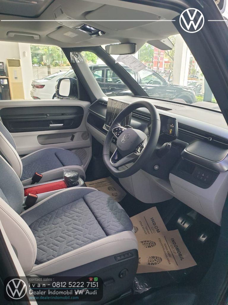 Interior VW ID BUZZ Electric 2026-5 Indonesia White-Starlight Blue 7a