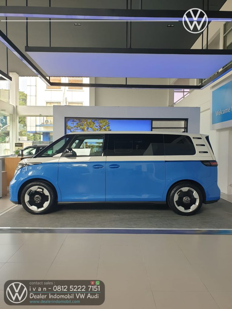 VW ID BUZZ Electric 2026-5 Indonesia White-Medium Blue 7b