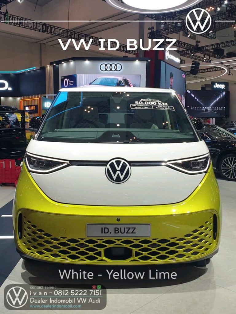 VW ID Buzz Electric 2026 White-Yellow Lime 57