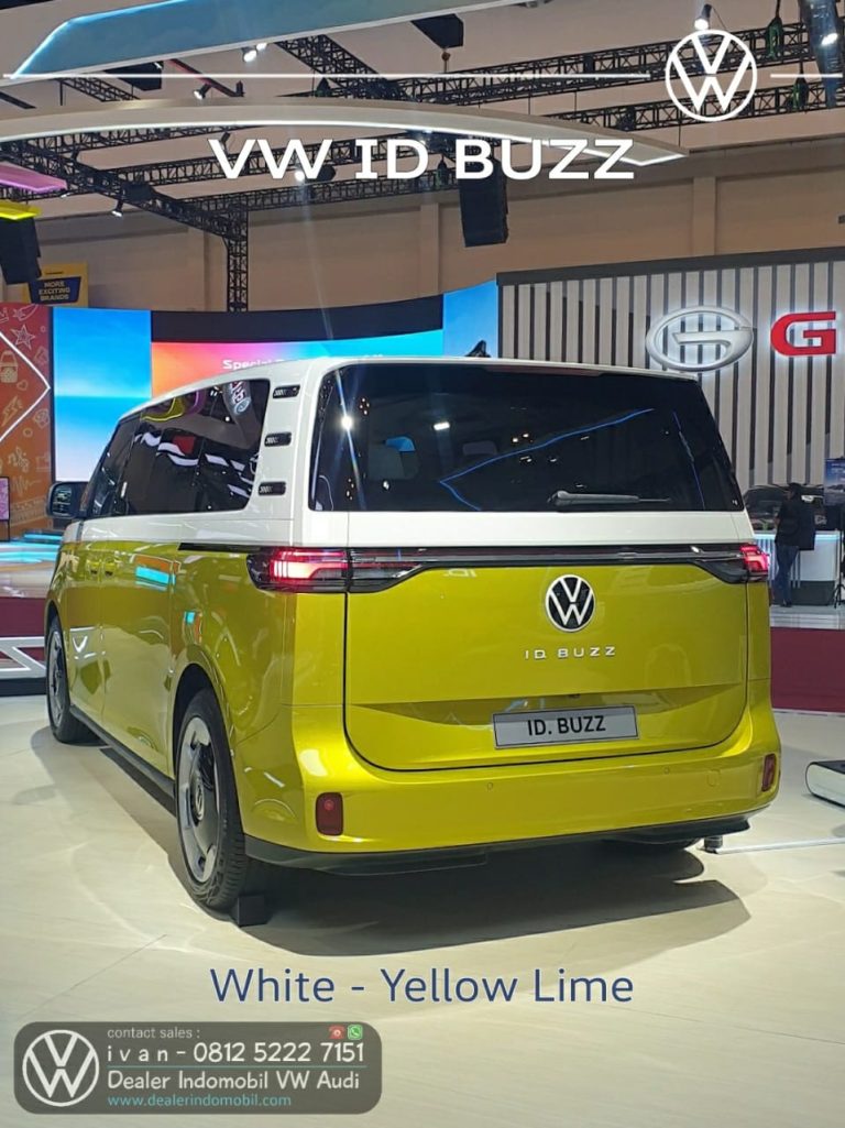 VW ID Buzz Electric 2026 White-Yellow Lime 57a